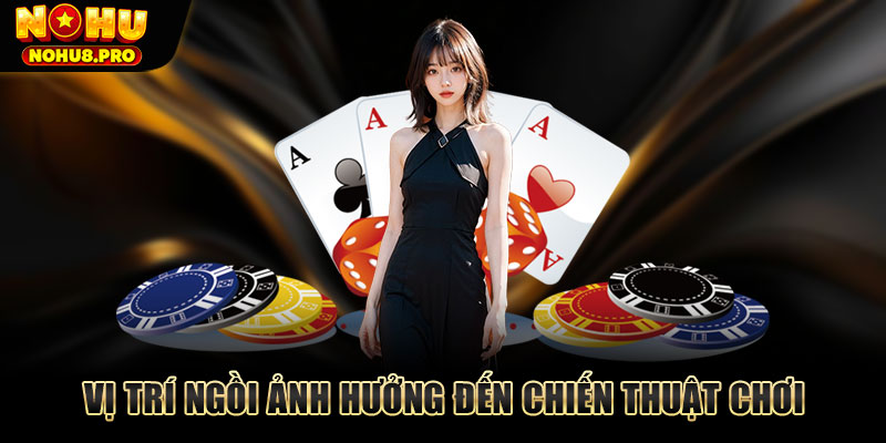 Vị trí ngồi ảnh hưởng đến chiến thuật chơi